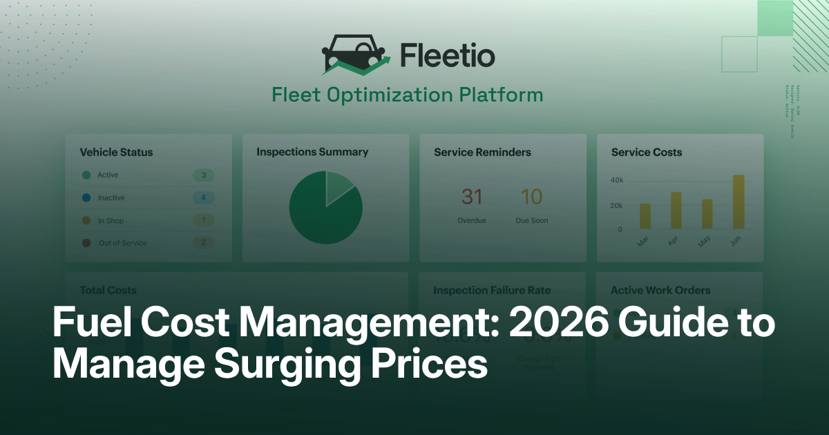 Fuel Cost Management: 2026 Guide to Manage Surging Prices